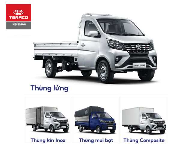 Các loại thùng xe Tera Star