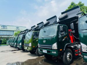 Xe tải ben FAW 7.7 tấn Chiến Thắng Phú Thọ